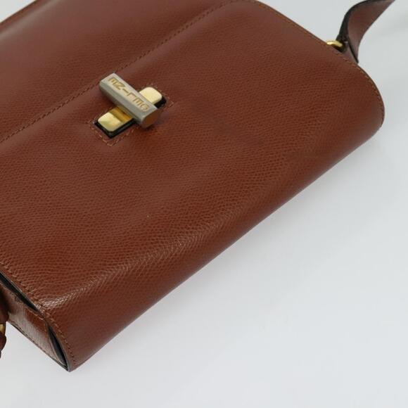 CELINE Shoulder Bag Leather Brown - Picture 6 of 13